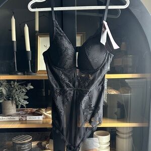 H&M Elegant Black Lace Slip